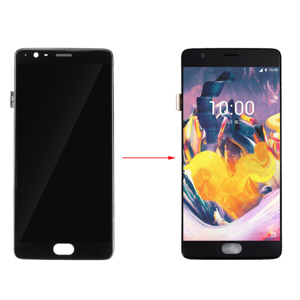 Lcd Display+Digitizer Touch Screen Assembly Replacement+Tools For Oneplus Three 3 A3000 A3003 Black/White 880374264808