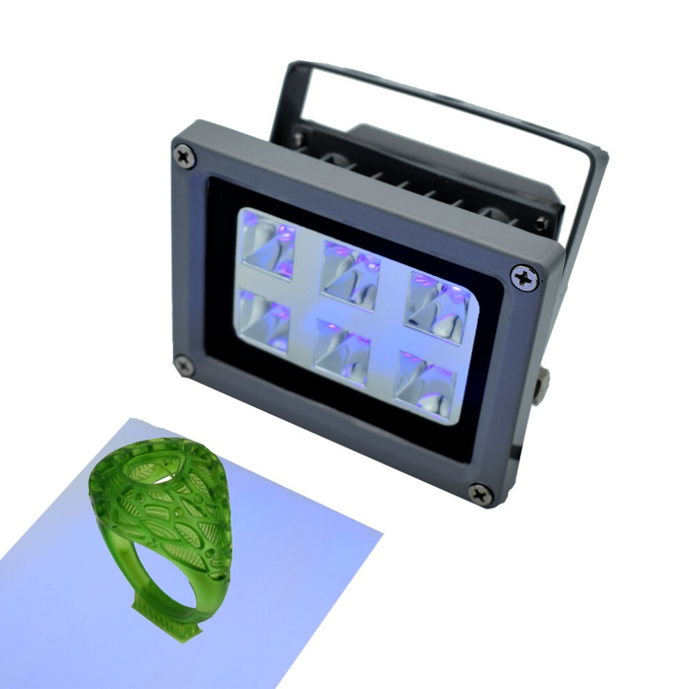 110 260V 405nm UV Resin Curing Light with 60W Output Accelerated Curing for SLA  DLP 3D Printer