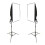2x Studio Photography Video Softbox Light Stand Continuous Lighting Kit 50x70cm 3