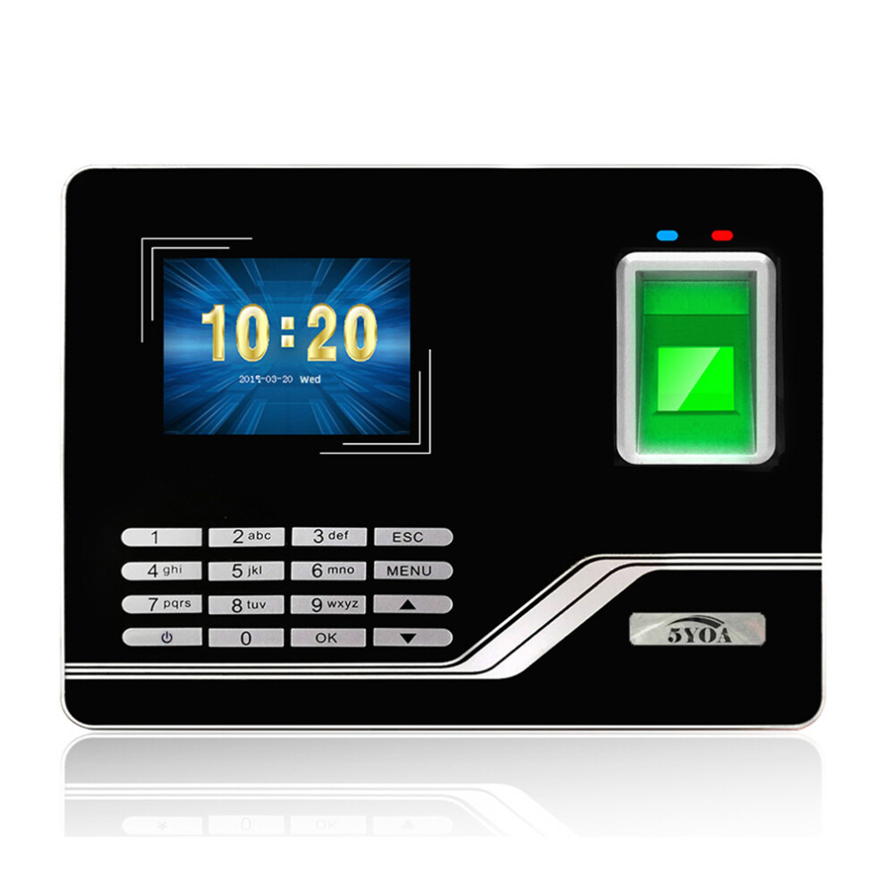 5Yoa Af20 Attendance Machine Fingerprint Password Access Control Attendance System Office Time Clock Employee Recorder Device Biometric Machine 6906142366841
