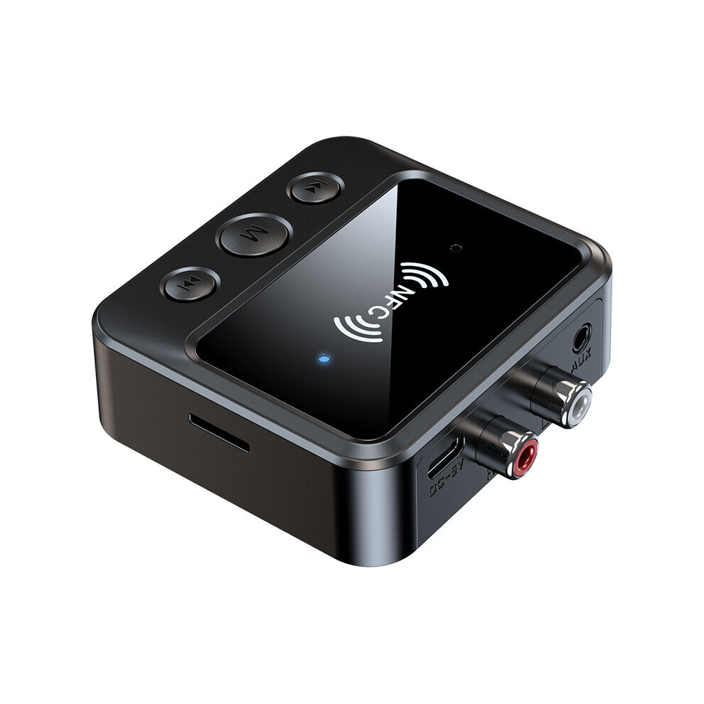 Bakeey C51 Nfc Enabled Wireless Bluetooth 5.1 Audio Receiver 3.5Mm Aux 2 Rca Aux Hifi Wireless Audio Adapter For Tv Pc Speaker Car Sould System Home 6909751044773