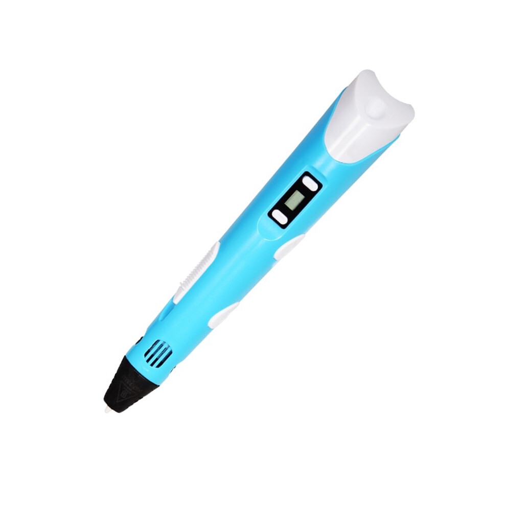 2nd Generation 3D Printing Pen with 3x 1.75mm ABS Filament Kit for Beginners & Kids with EU Standard Plug Power Adapter