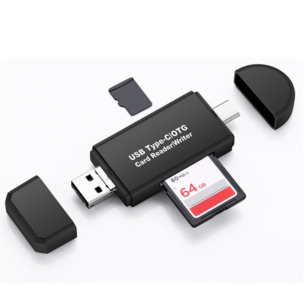 Bakeey 3 In 1 Multifunction Card Reader 480Mbps High Speed Type C Usb 2.0 Micro Usb Tf Memory Card Otg Card Reader 6907713257148
