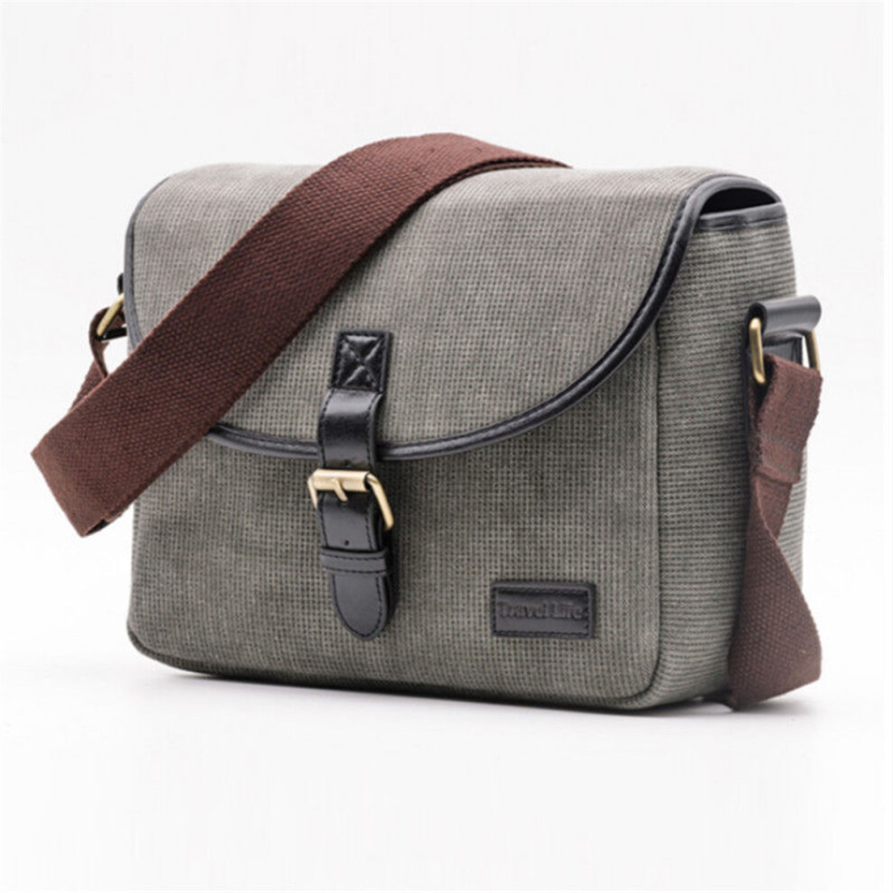 Canvas Travel Shoulder Bag Case For Dslr Digital Camera 190268253345