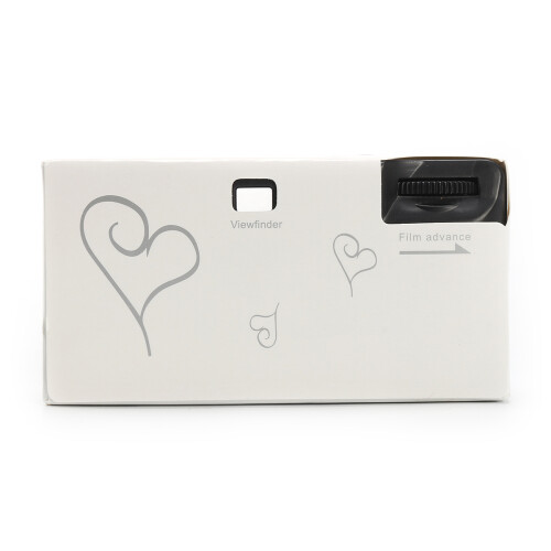 Hearts Disposable Camera with Flash 36exp for Bridal Wedding Party 1