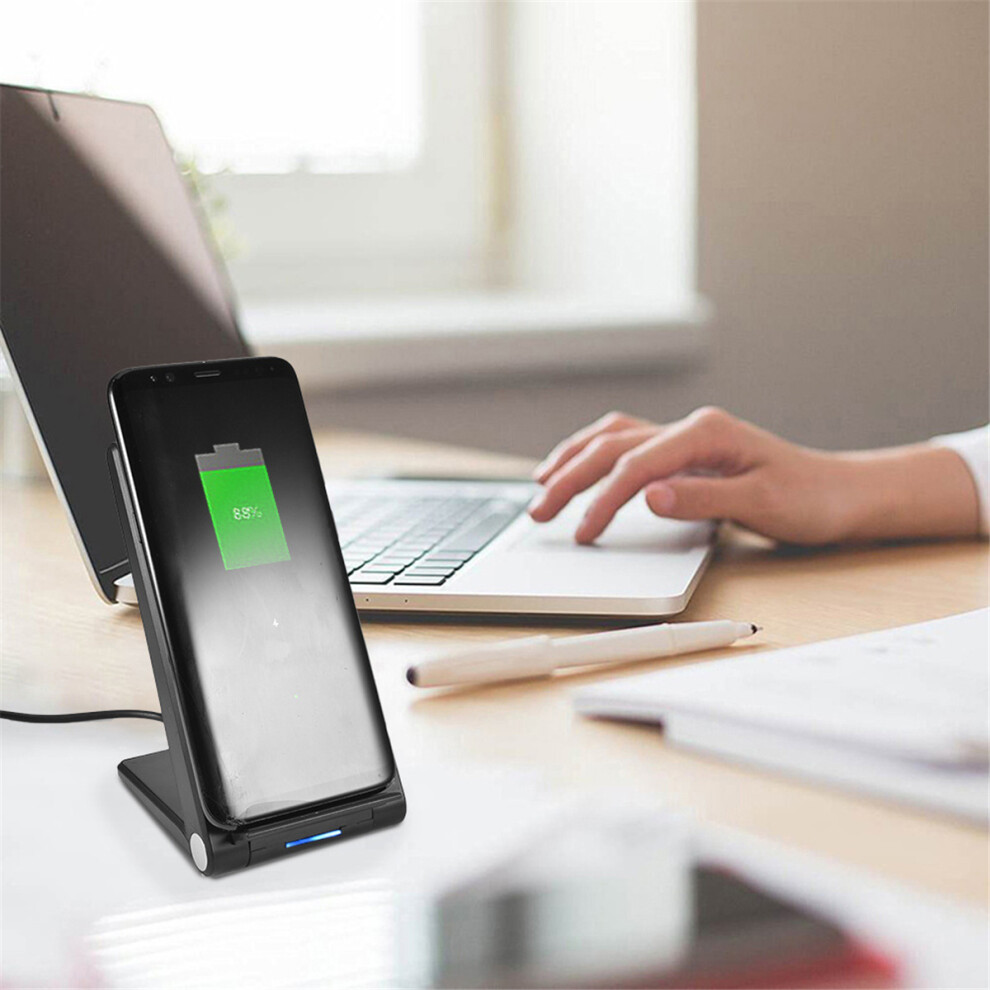 Bakeey 20W Foldable Fast Qi Wireless Charger Pad Phone Charger Stand Dock Holder Non Slip Type C For Iphone 11 For Samsung For Huawei Pro 30 6900058081874