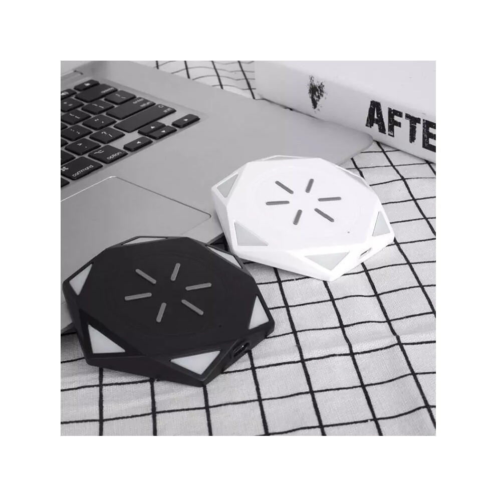Bakeey 10W Qi Led Breathing Diamond Design Wireless Charging Pad Wireless Charger Light 6900346838906