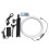 1 Set Flash LED Fill Light Desktop Live Removable Tripod Stand Phone Clip Holder 3