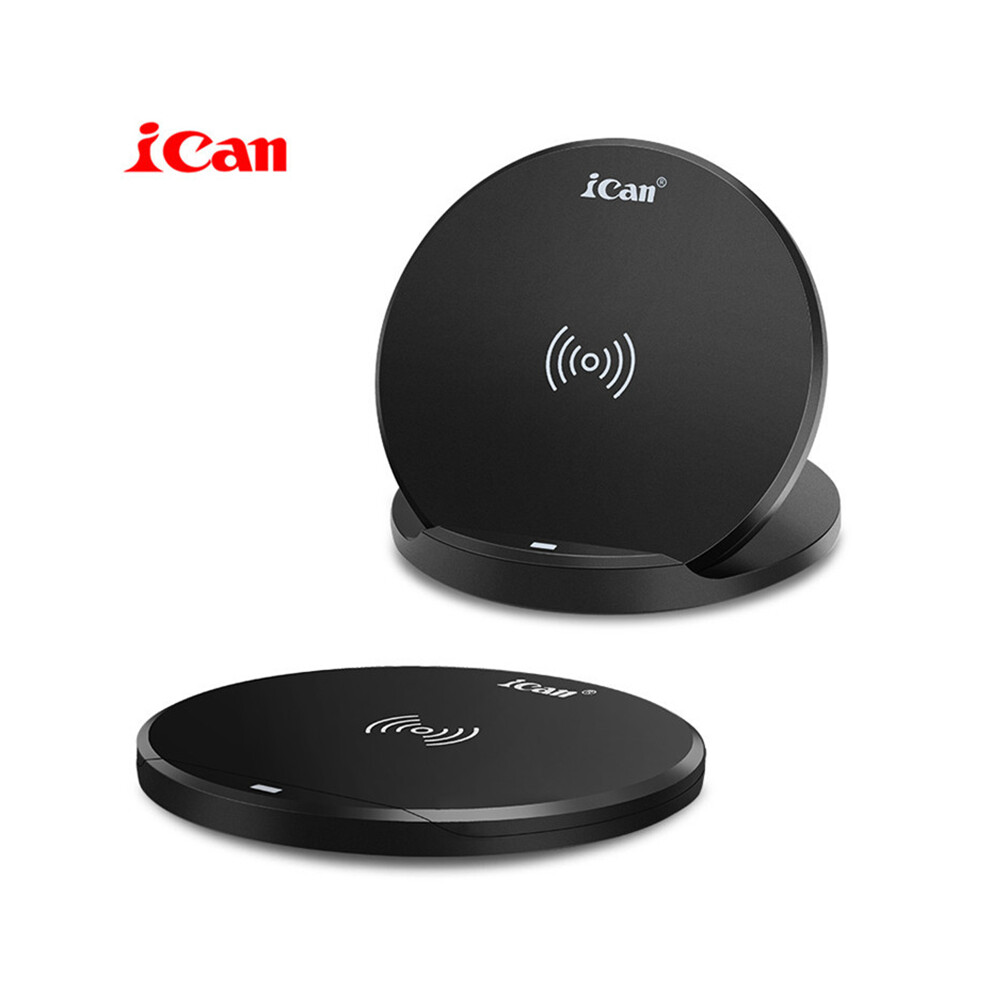 Ican New Qi 10W Folding Wireless Charger Stand Portable High Speed Wireless Charging Pad For Iphone 12 12Pro Huawei P40 Mate 40 Pro Oneplus 8Pro 6906142585471