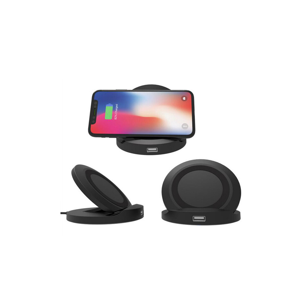 Bakeey 10W 7.5W 5W Foldable Qi Wireless Charger Charging Pad With Led Indicator For Iphone X S9+ S8 6900325264023