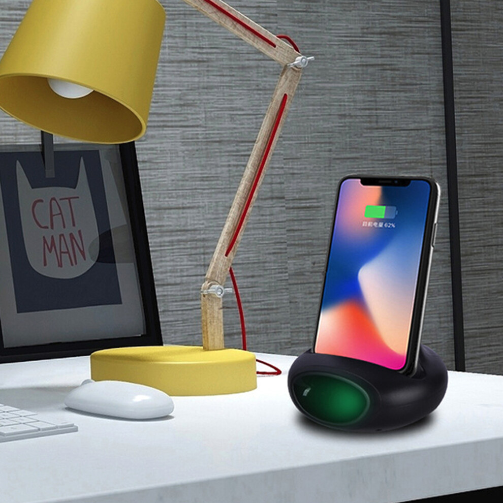 Bakeey 10W 7.5W 5W Indicator Fast Charging Bracket Compatible Wireless Charger For Iphone X Xs Huawei P30 Xiaomi Mi8 Mi9 S10 S10+ Light 632422865266