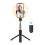 BlitzWolf BW BS8 Pro bluetooth Selfie Stick 5 inch Ring Light LED Fill Light Extendable Foldable Selfie Stick Tripod For Phone Sport Camera 4