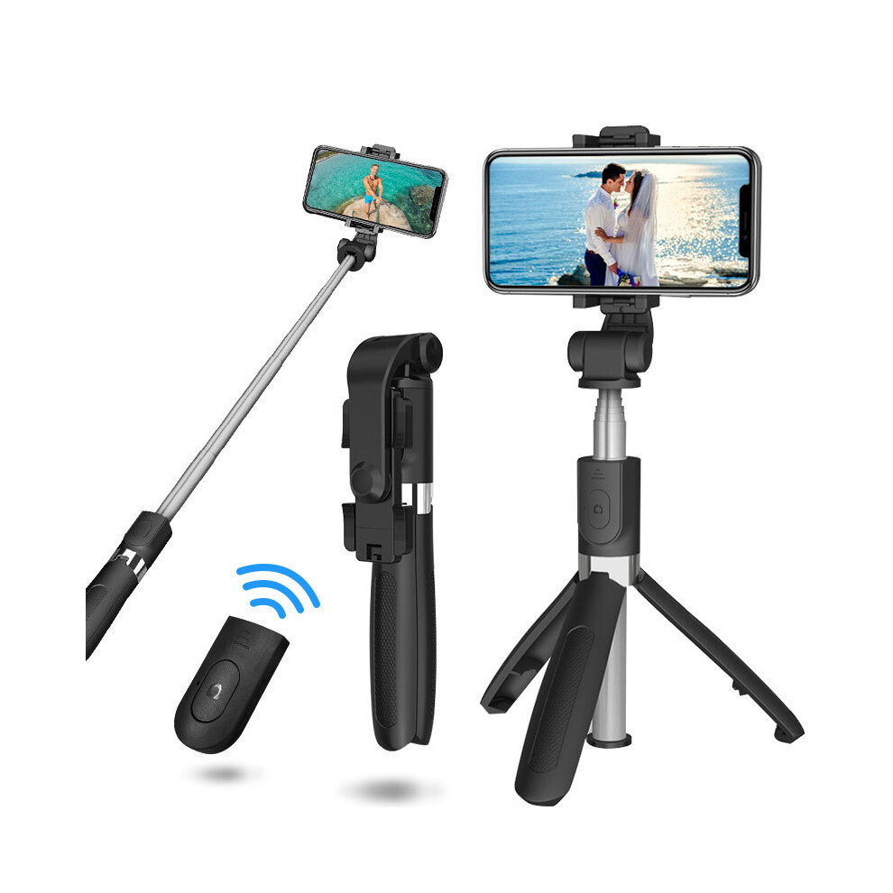 L01S Selfie Stick Wireless bluetooth Extendable Handheld Monopod Foldable Mini Tripod With Shutter Remote For Sport Camera Phone