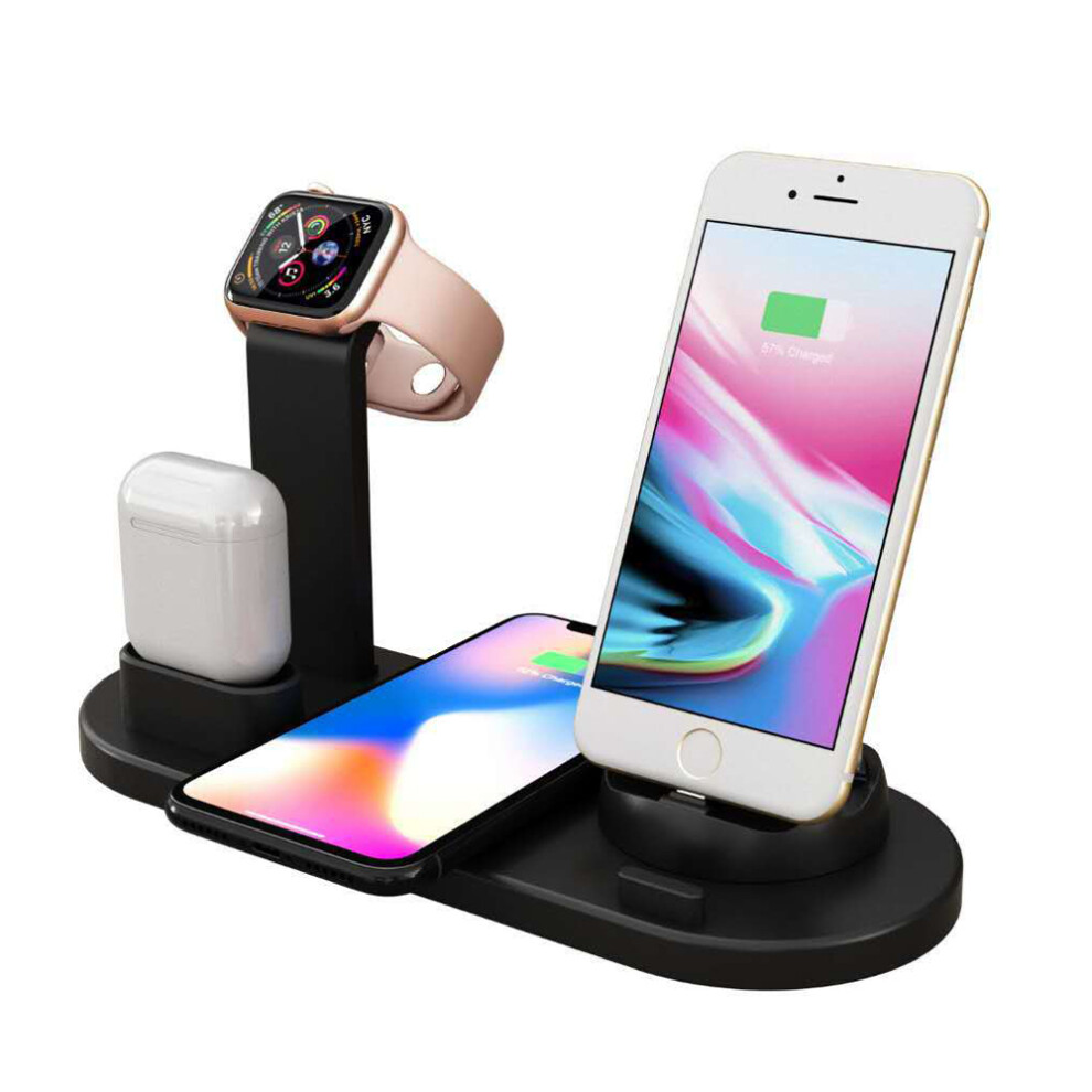 Bakeey 10W 3 In 1 Fast Charging Wireless Charger For Iphone 8Plus Xs 11Pro Huawei P30 Pro Mate30 Xiaomi Mi9 9Pro 6900064163298
