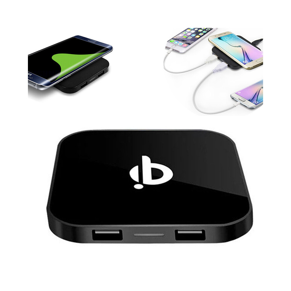 Bakeey Q8 Universal Dual Usb Qi Wireless Charger Pad For Samsung Galaxy S8 S7 Note 8 818252582904