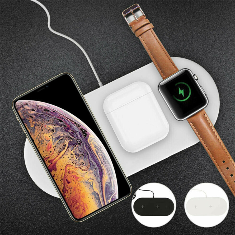 Bakeey 3 In 1 Qi Standard Wireless Magnetic Adsorption Charging Pad Fast Charging Charger For Iphone Xs 11Pro S20 20+ Mi10 6033361421973