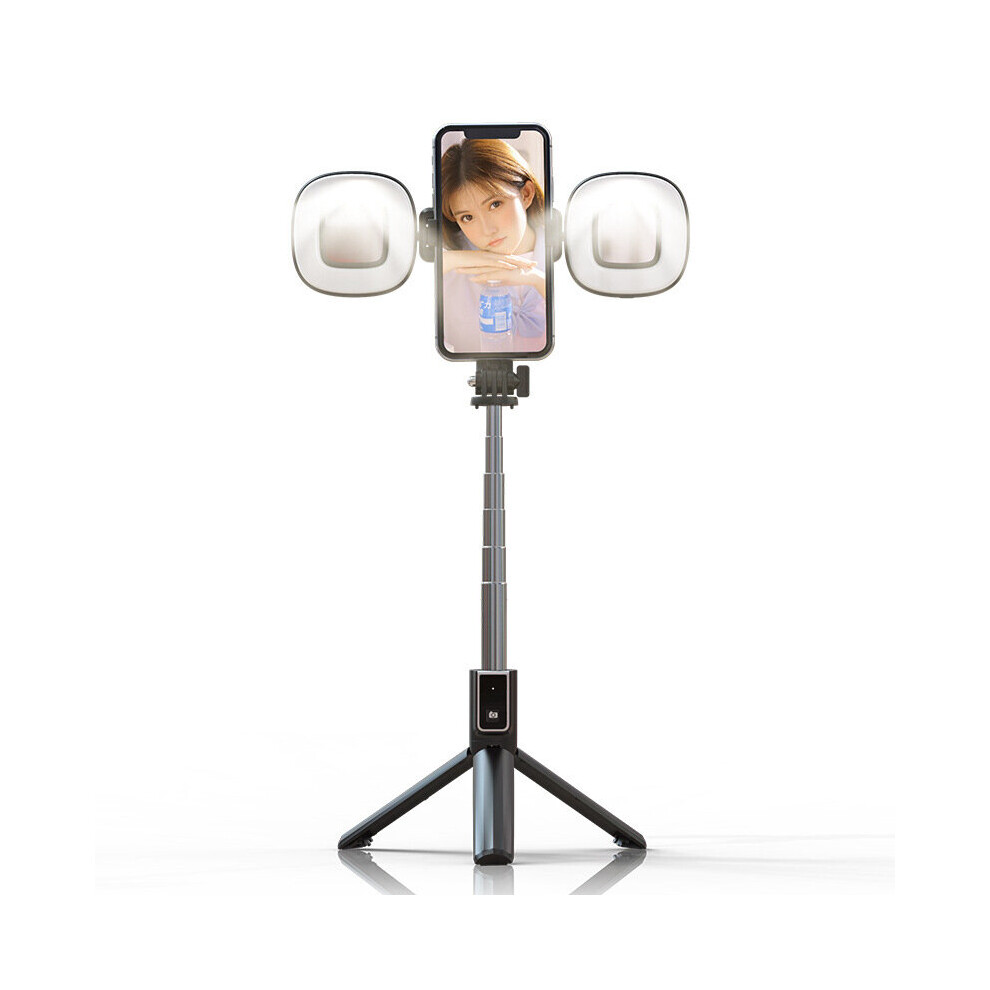 Bakeey P40s F Wireless Bluetooth Selfie Stick Foldable Mini Tripod With Dual Led Fill Live Broadcast Shutter Remote Control For Ios Android Light 6900087985334