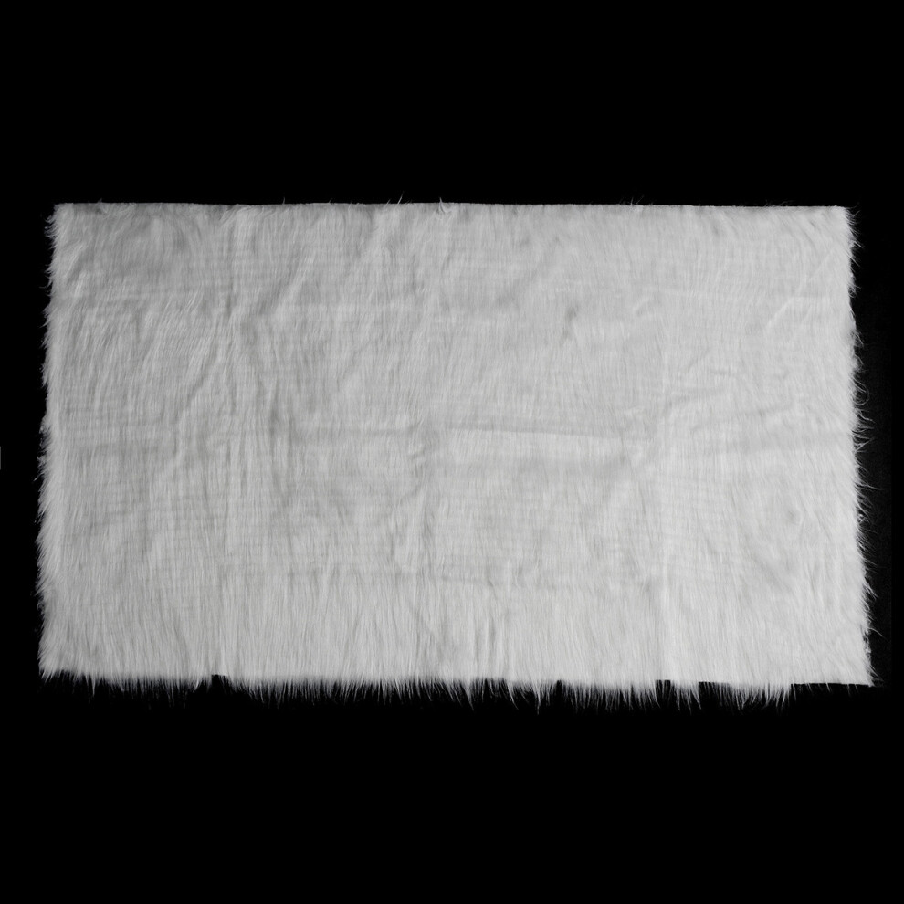 Shaggy Fur Fabric Long Pile Fur Costumes Photographic Backdrops Prop White 300029483663