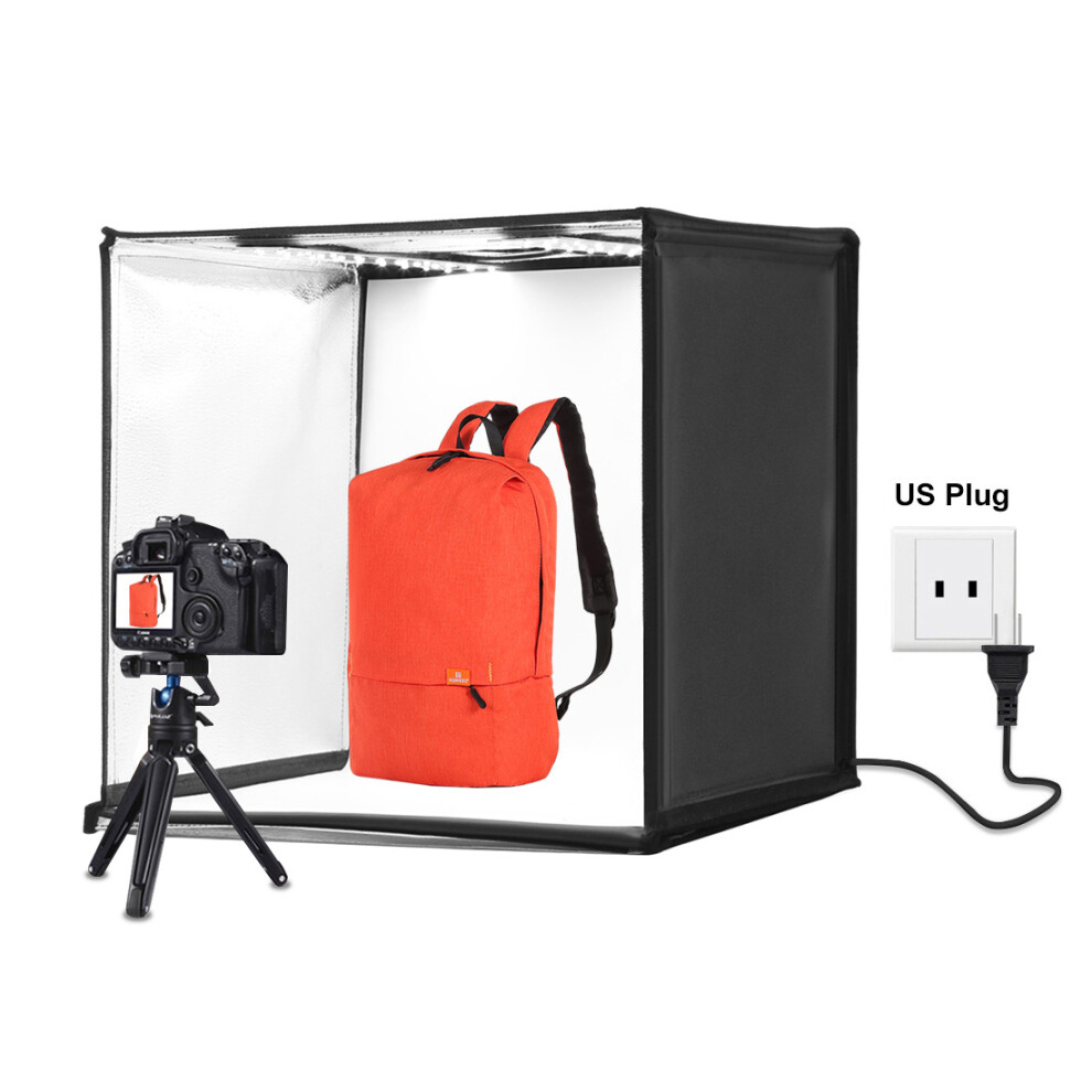 Puluz Pu5060 60Cm Folding Portable 60W 5500K Photo Lighting Studio Shooting Tent White/Light 607467267269