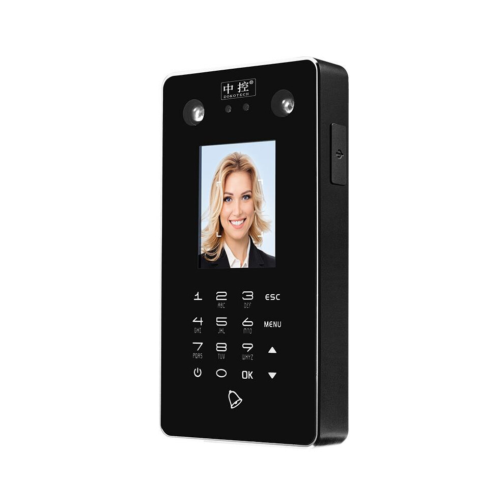 Zoko Zk Fa30 Face Password Recognition Time Attendance Machine Access Control System With Dual Hd Camera 3796737013730