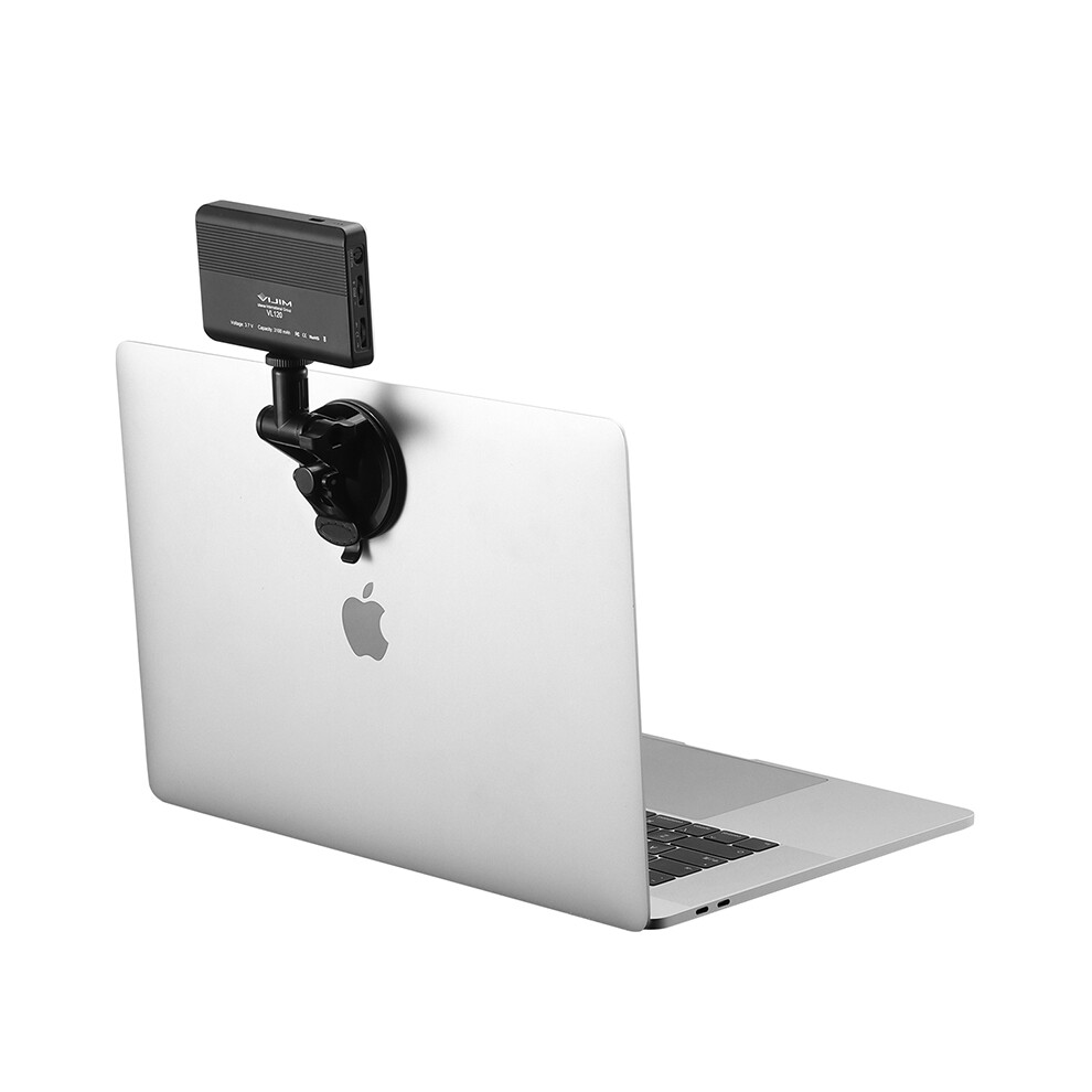 Vijim Tpu Suction Cup Bracket+Vl120 3200K 6500K Led Video Vlog Pocket Adjustable Color Temperature With Silicone Box Light 6906142058692
