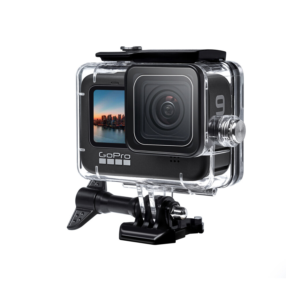 Sheingka 40M Waterproof Housing Case For Gopro Hero 9 Diving Protective Underwater Dive Cover Black 608442114684