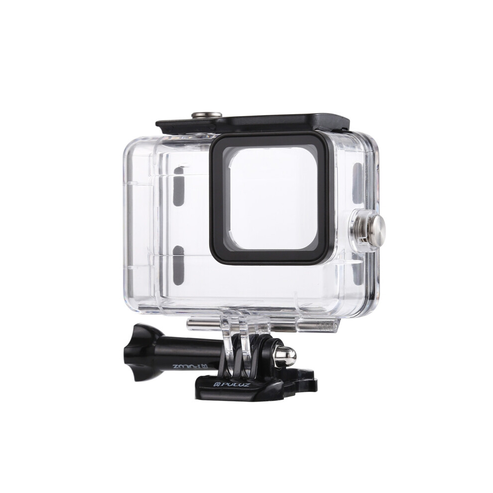 Puluz Pu527 45M Underwater Diving Case Waterproof Camera Housing Protective Shell Case For Gopro Hero9 & Buckle Basic Mount & Screw Black 300028126226
