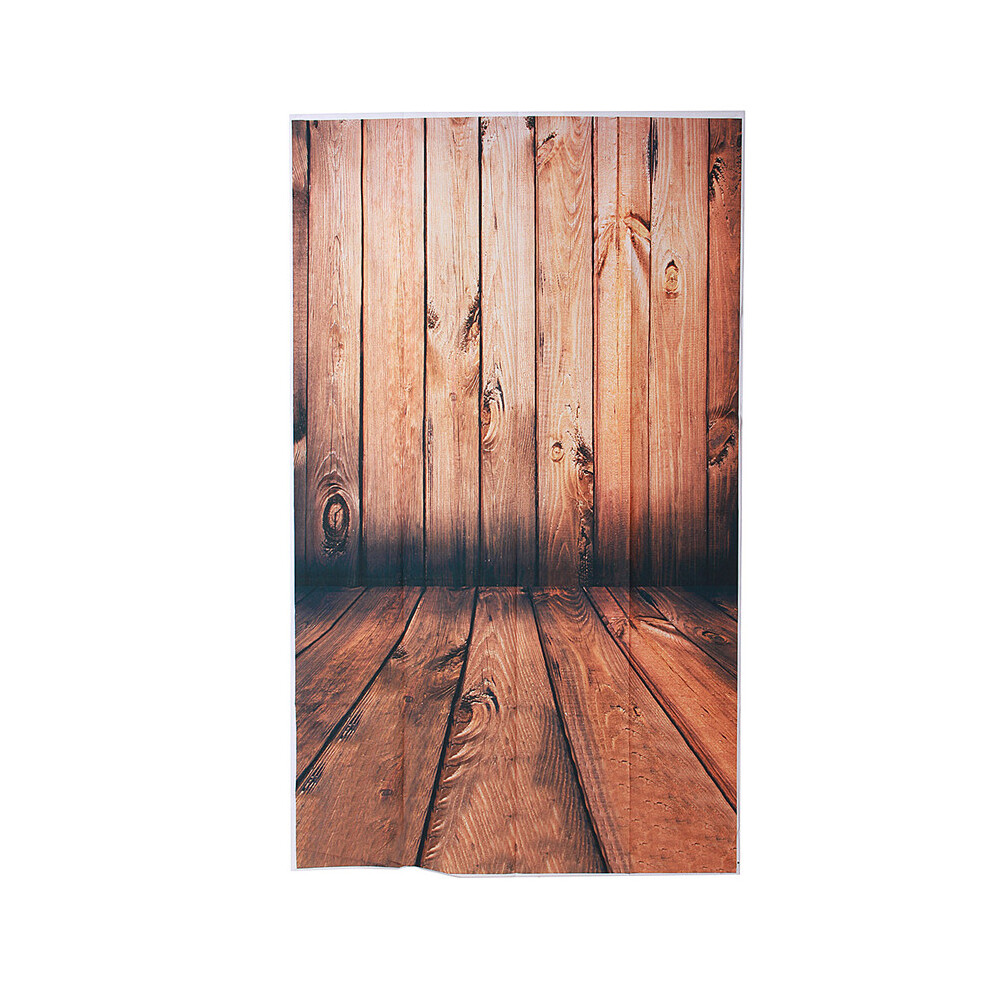 3X5ft Vinyl Wood Wall Floor Photography Backdrop Background Studio Prop 654754711974