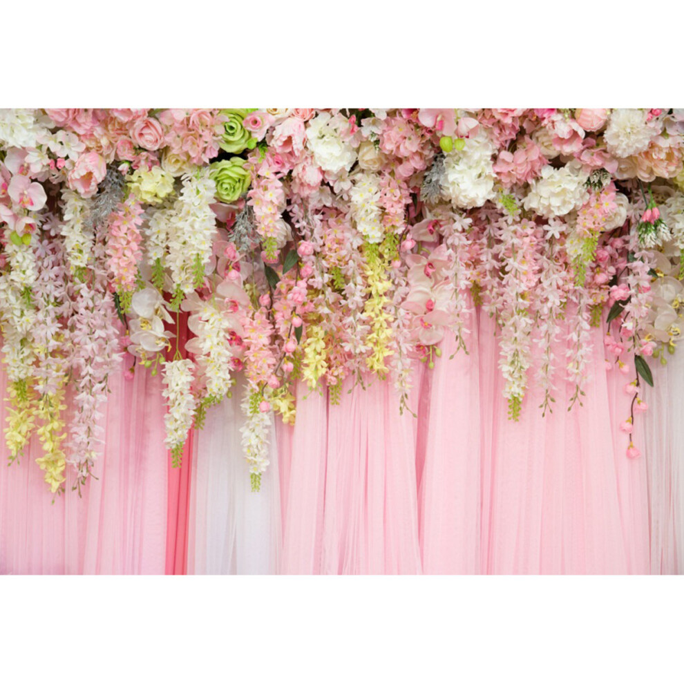 210X150cm 150X90cm Flower Wedding Party Brilliant Photography Background Cloth Backdrops Photo Props Pink 6900061645582