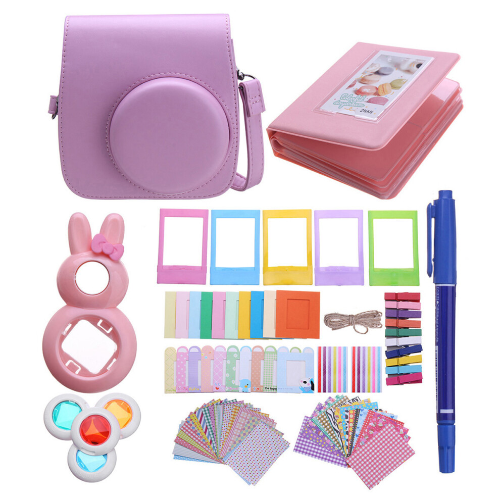 Full Portable Film Camera Bag Photo Album For Fujifilm Instax Min7 7S 8 9 Camera 300742253222