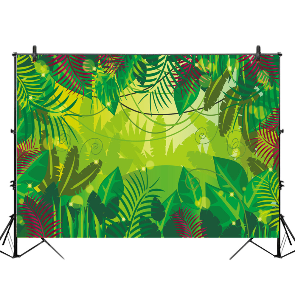 5X3ft 7X5ft 9X6ft Tropical Rain Forest Photography Backdrop Background Studio Prop Green 792706272613