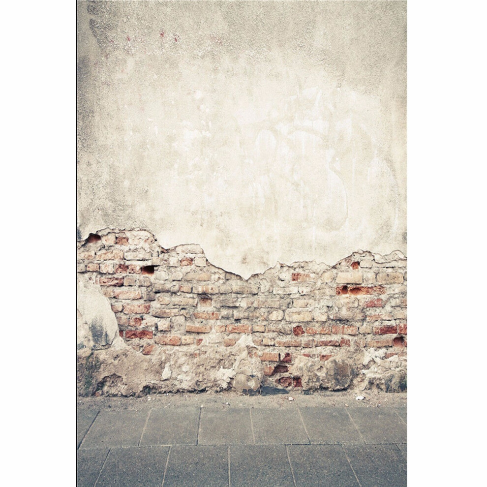 7X5ft Broken Brick Wall Ruins Theme Vinyl Photography Background Backdrop Prop For Studio Photo 792285581922