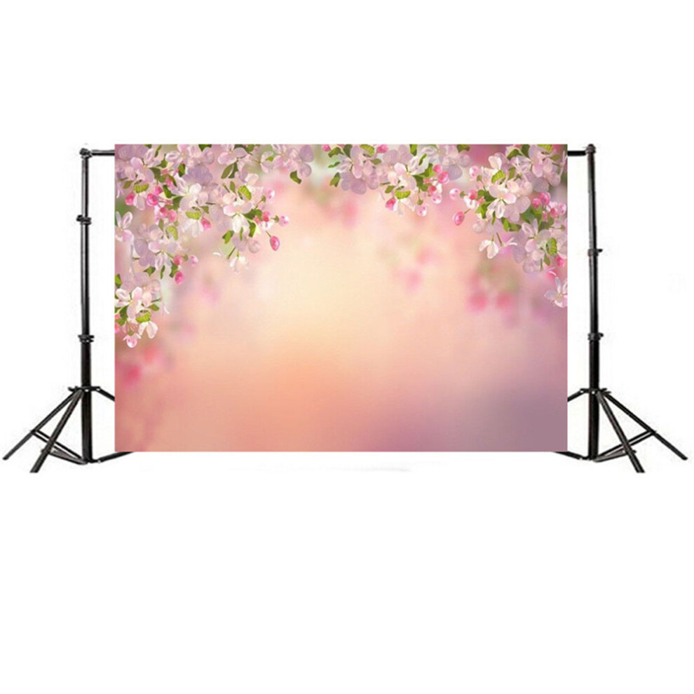 7X5ft Flower Board Photography Backdrop Studio Prop Background Peach 6900619098006