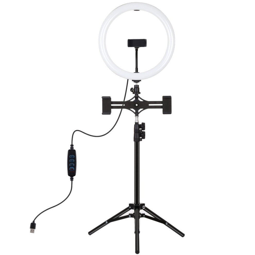 Puluz Pkt3064b 11.8 Inch Dimmable Led Video Ring With Pu419 Tripod Stand For Youtube Tik Tok Live Streaming Light 6900064313969