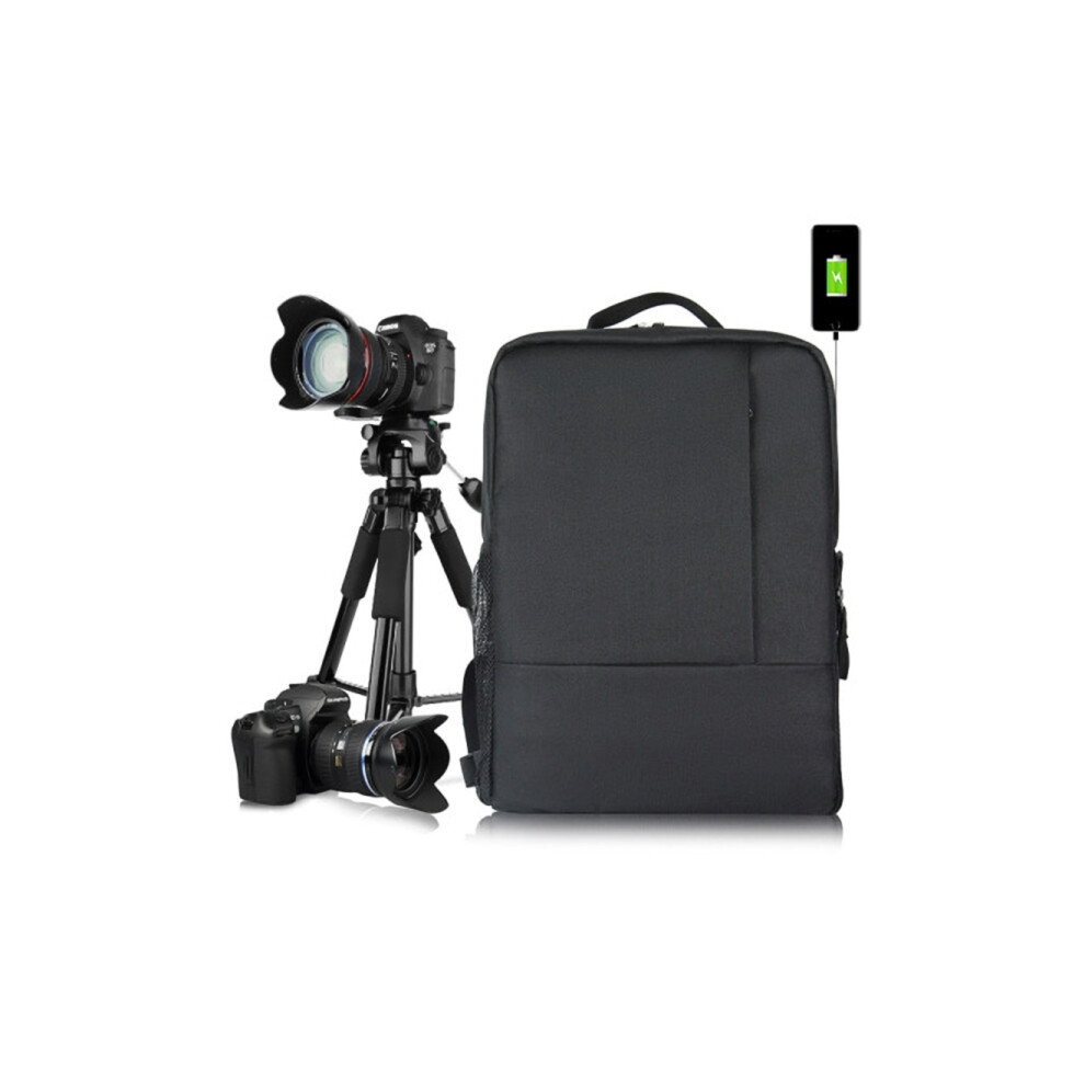 Huwang 8099 Multi Functional Universal Photography Waterproof Nylon Dslr Slr Camera Bag Backpack Green 703290736542