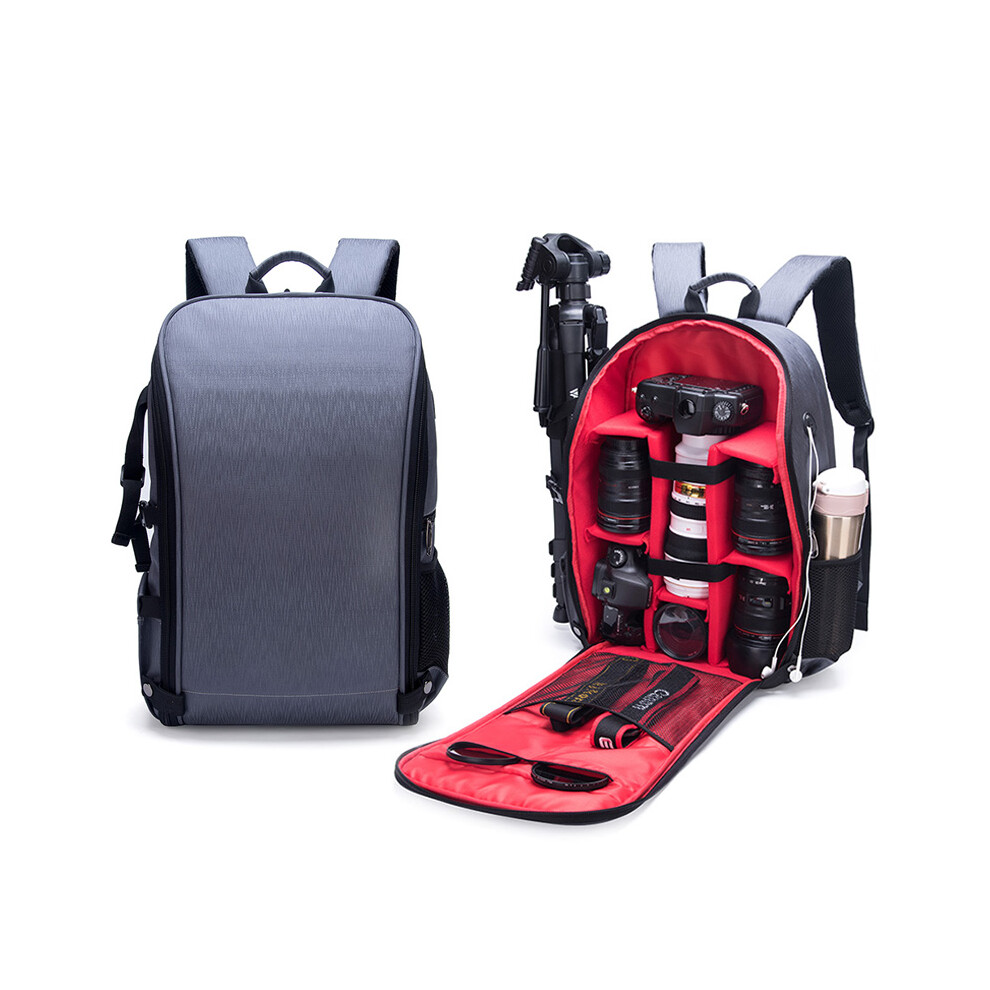 Large Capacity Dslr Camera Pc Backpack Digital Camera Photography Bag For 15.6 17 Inches Laptop 6900078605289