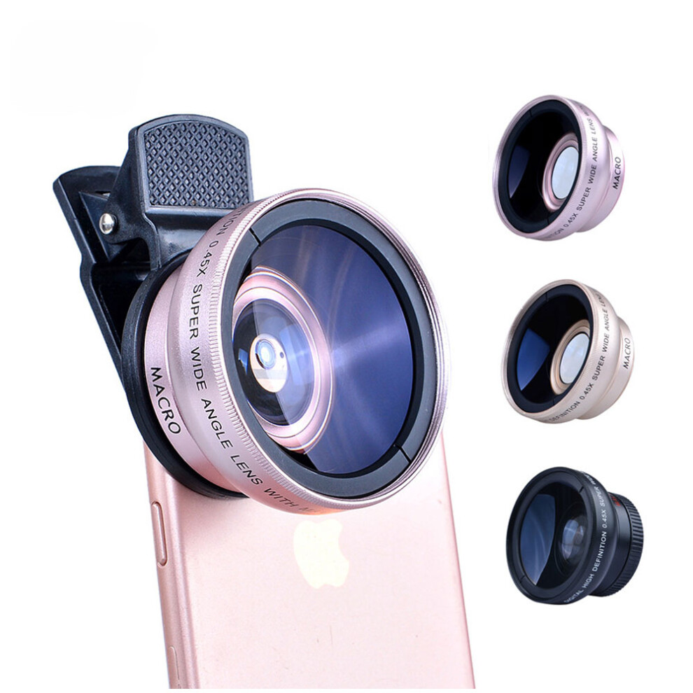 Apexel Apl 0.45Wm Universal 37Mm 0.45X Super Wide Angle Lens With 12.5X Super Macro Lens 6090532504620