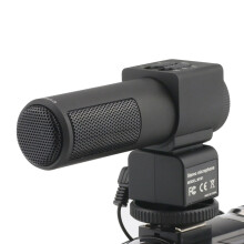 3.5mm Professional Recording Microphone Digital Video DV Camera Studio Stereo Camcorder for Canon Pentax SLR Camera