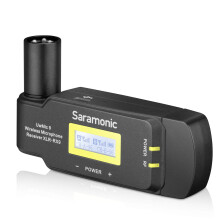Saramonic RX XLR9 Compact Dual Channel XLR Plug In UHF Wireless Receiver For Professional Video DSLR & Mirrorless Cameras