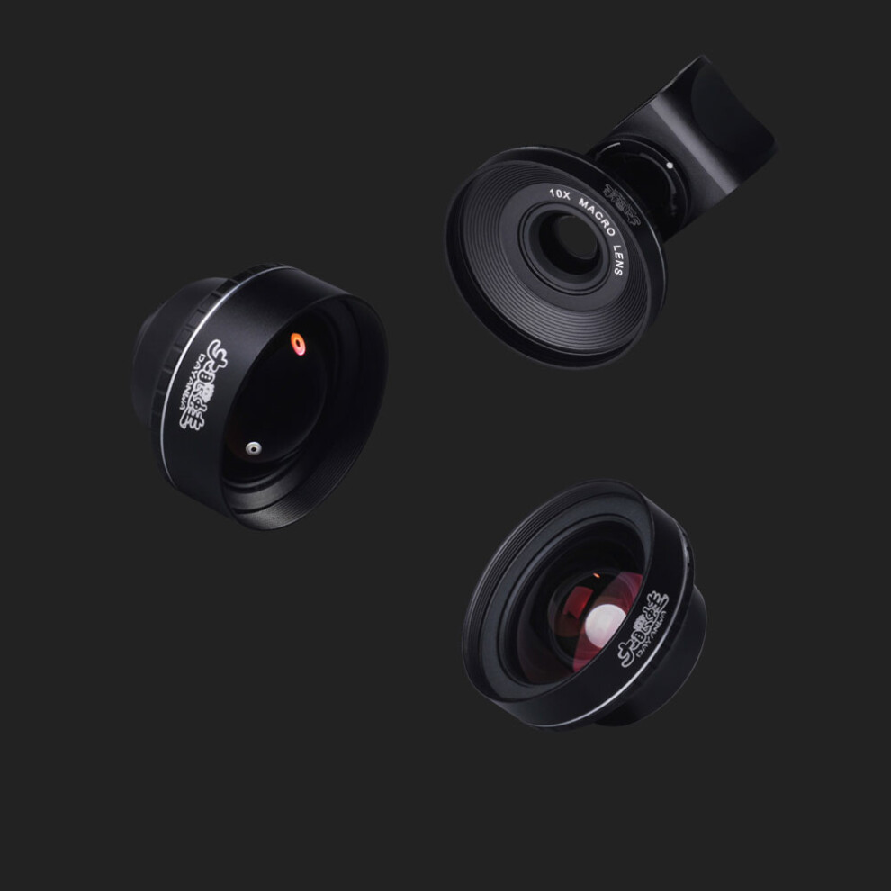 Dayanwa Universal 10X Macro Lens 0.6X Wide Angle Lens 2X Tele Converter Lens 300028172759