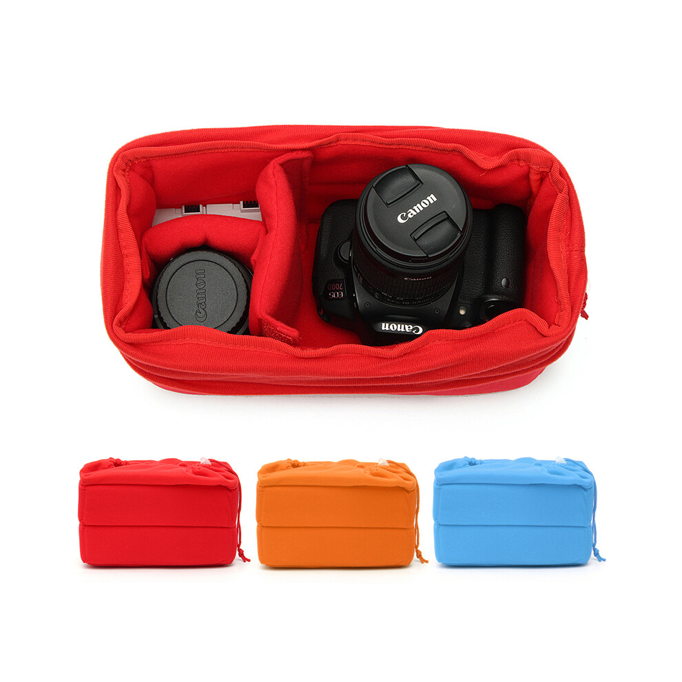Padded Shockproof Dslr Slr Camera Insert Bag Protect Case Pouches For Canon For Nikon For Sony 190268252959