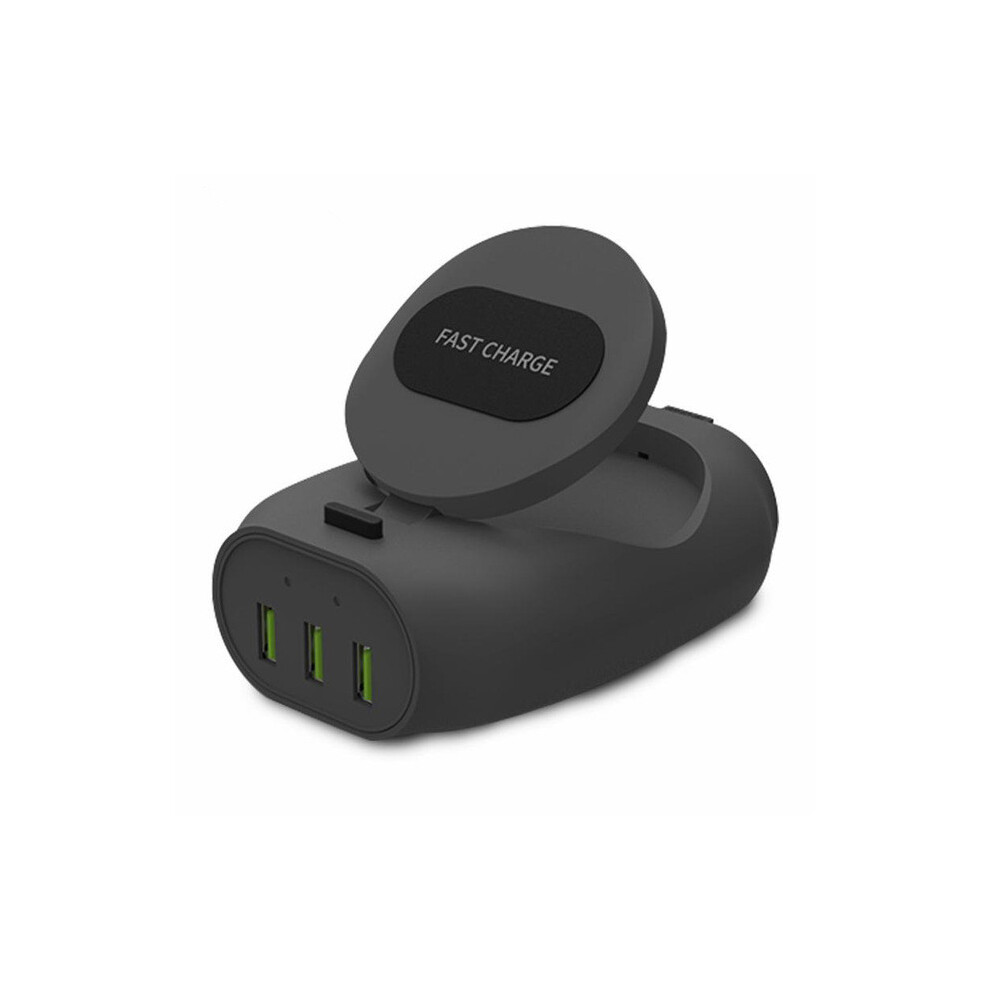 Bakeey 3 Usb Ports Qi Wireless Charger Folding Holder Fast Charging Charger For Samsung S8 S9 Note 8 6900037585348