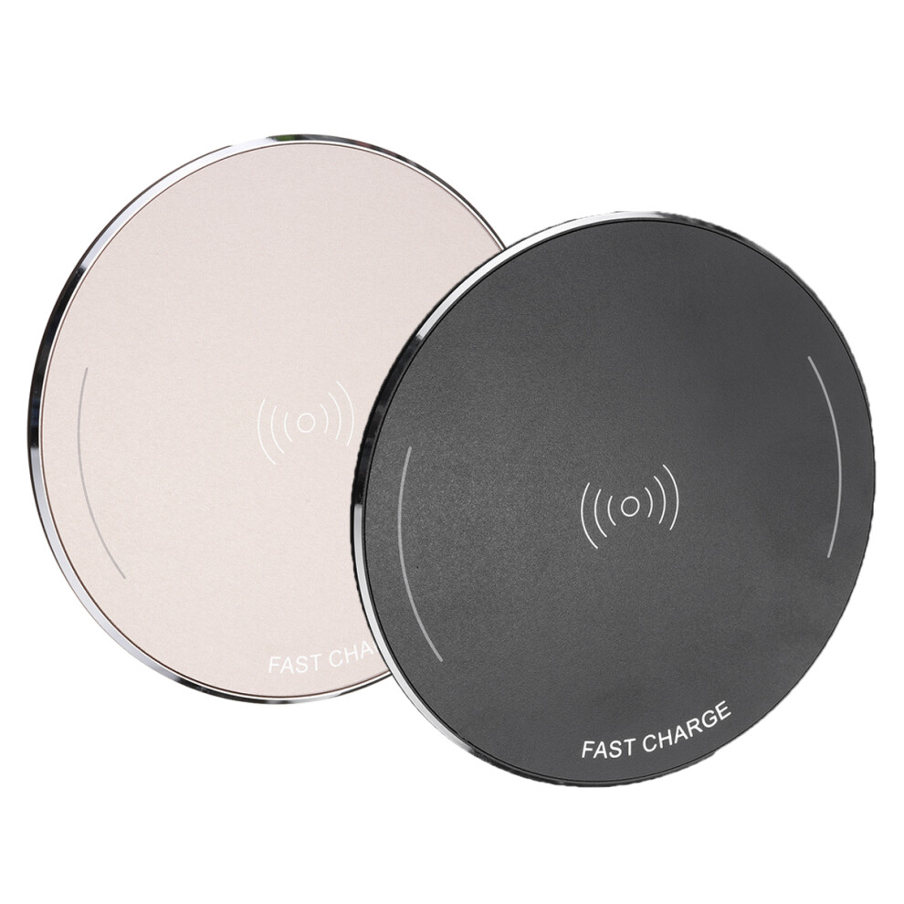 Bakeey 10W Metal Scrub Qi Wireless Fast Charging Charger Pad For Iphonex 8 8Plus Samsung S8 Iwatch 3 6900292606918