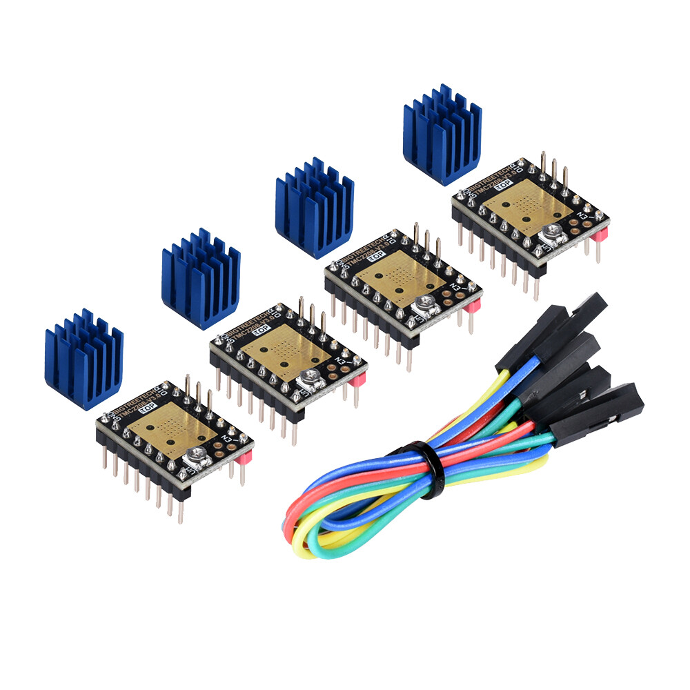 BIGTREETECH 4PcsTMC2208 V3.0 STEP DIR Stepper Motor StepStick Driver ...