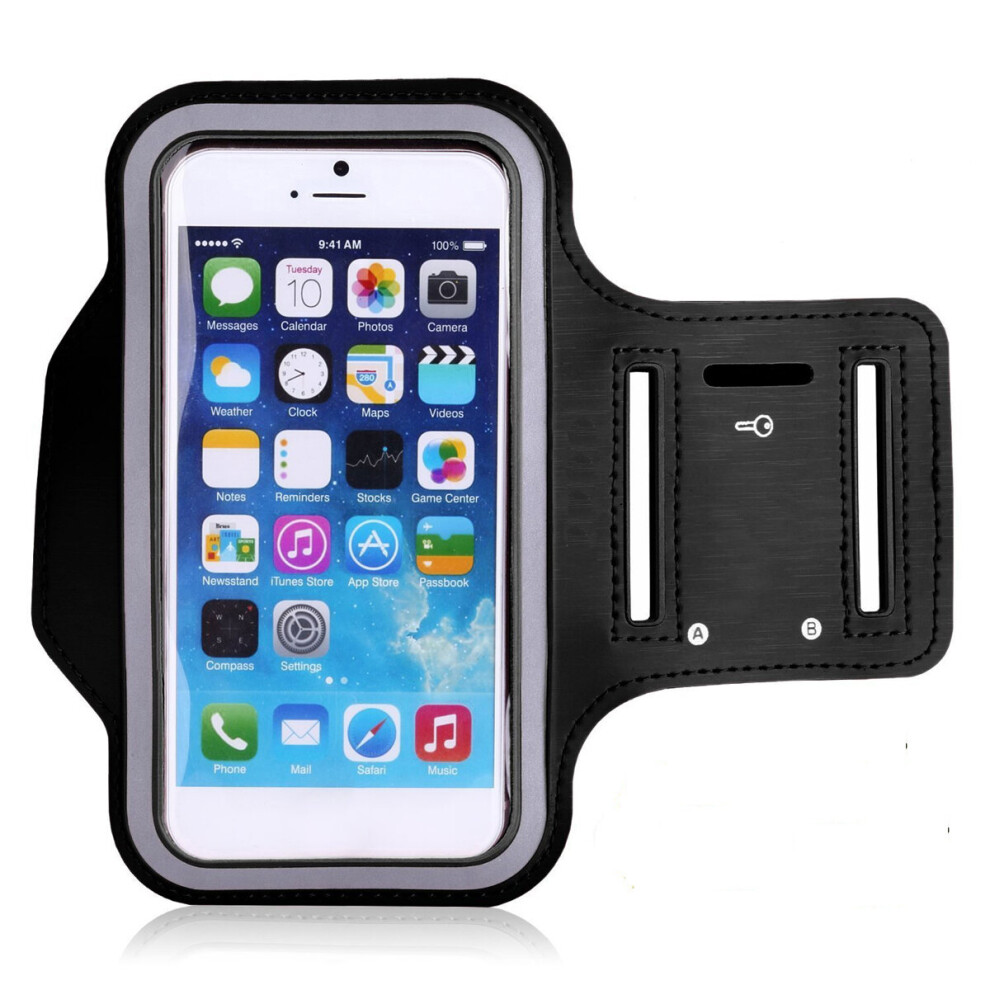 Universal Sports Elastic Armband Sweatproof Touch Screen Mobile Phone Arm Bags With Earphone Port For Phones Below 4.7 Inch 6900087470045