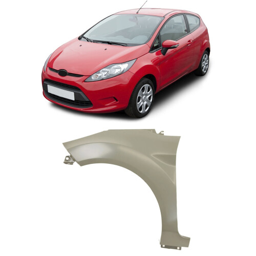 Ford Fiesta Mk7 2008-2017 Front Wing Primed Passenger Side 1