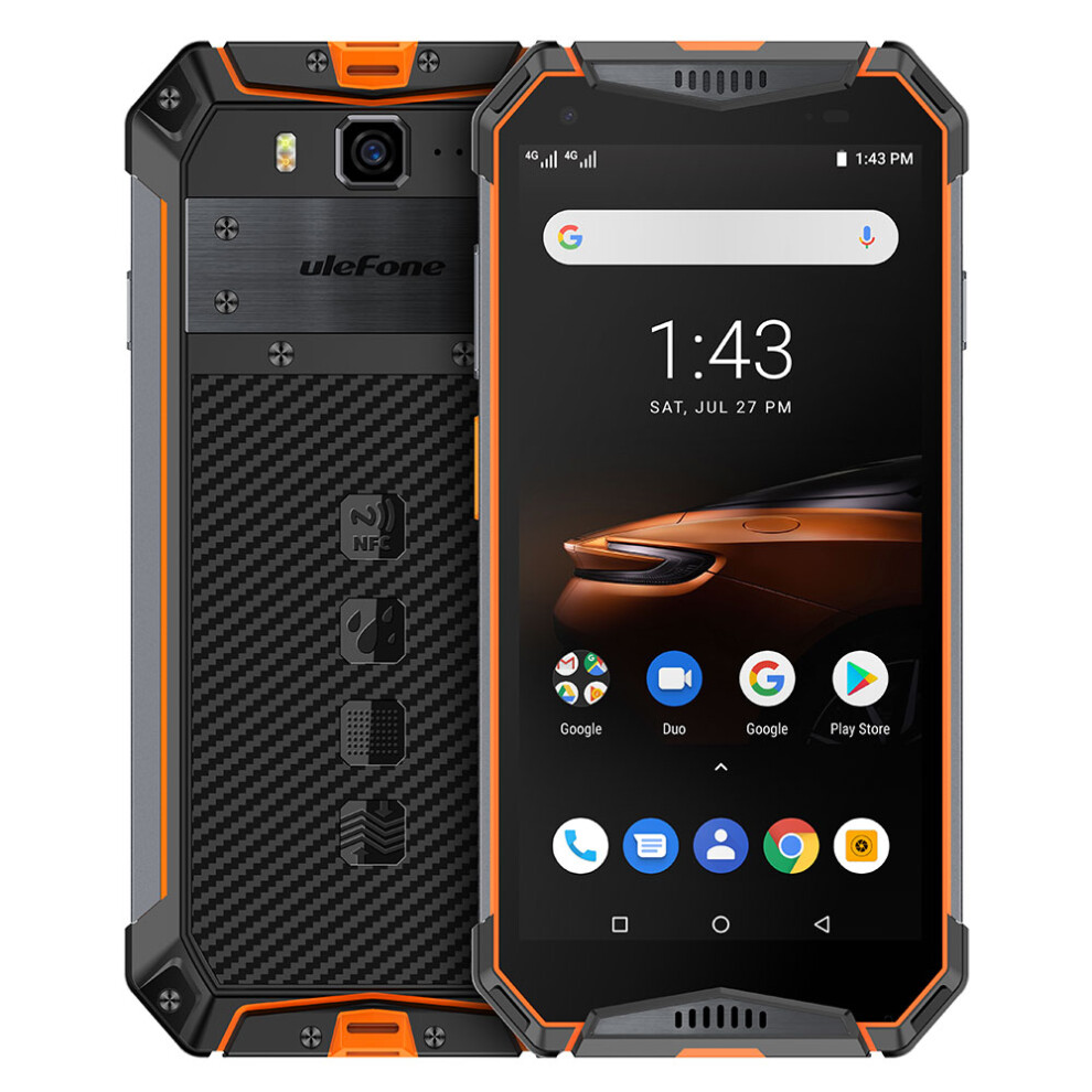 Ulefone Armor 3W 5.7 Inch Nfc Ip68 Ip69k Waterproof 6Gb 64Gb 10300Mah Helio P70 Octa Core 4G Smartphone 6937748733324