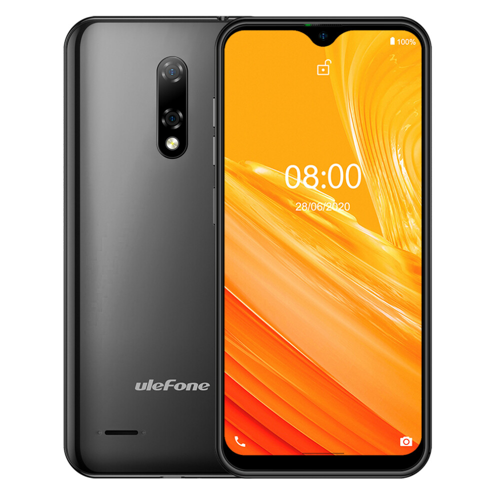 Ulefone Note 8 5.5 Inch Android 10 Dual Rear Camera 2700Mah 2Gb Ram 16Gb Rom Mt6580 Quad Core 3G Smartphone 6937748733799