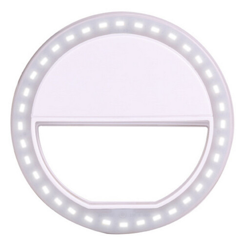 Portable LED Ring Flashlight Camera PhotographY adapter For IPhone Mobile Phone 1