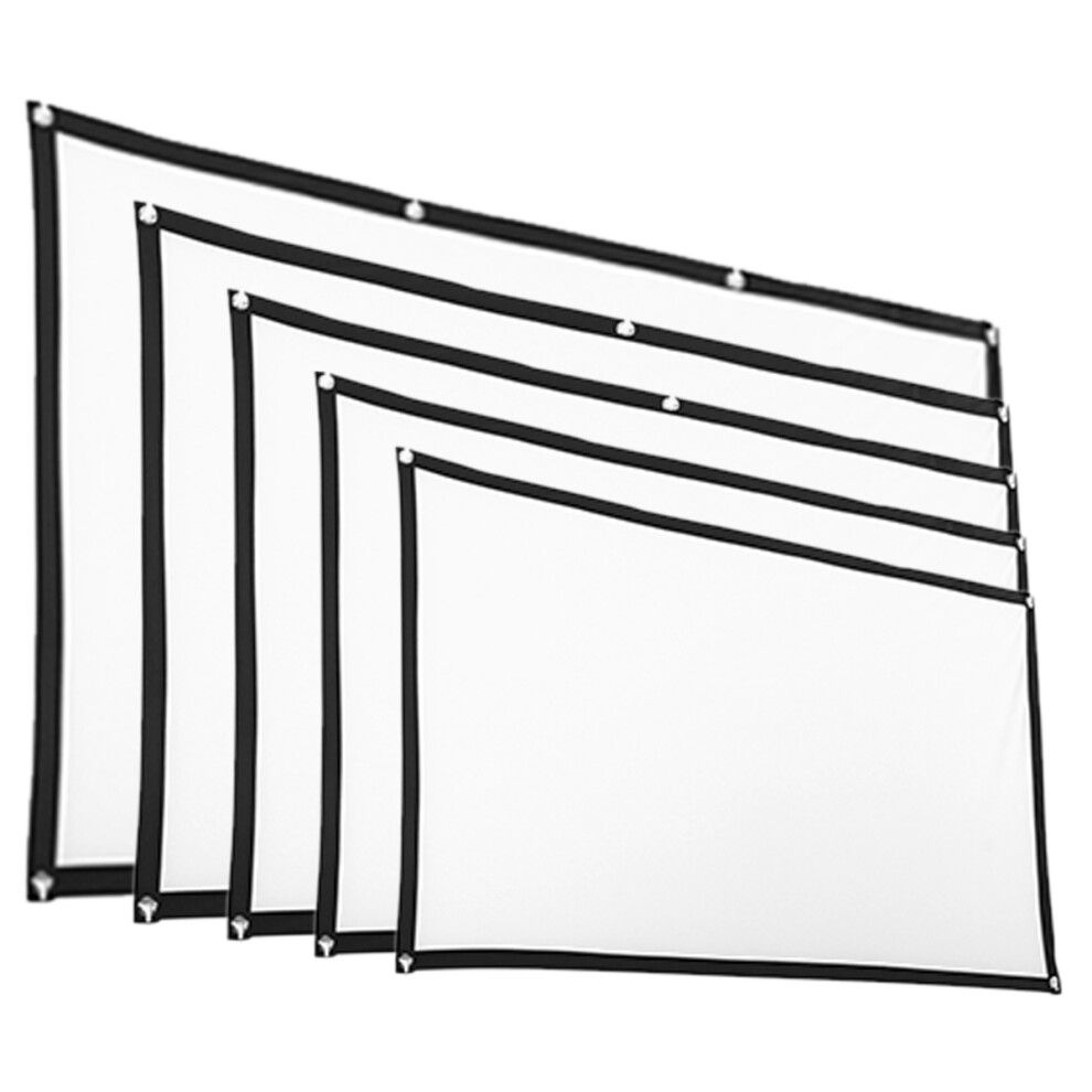 120' Inch 16:9 Projector Screen Home Cinema Theater Projection Screen 876818001498
